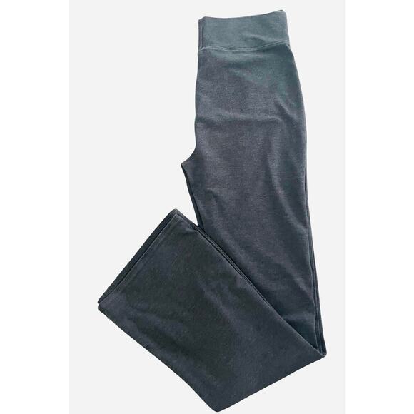 REEBOK HI-RISE WIDE LEG ACTIVEWEAR LEGGINGS, WOMENS, M, GREY, FULL LENGTH, YOGA - Picture 7 of 11